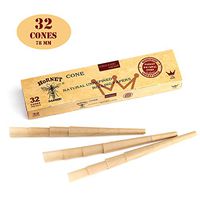 HORNET Pre-Rolled Cones, 32 PCS Raw Cones of 1 1/4 Size, Cigarette Tubes Rolling Papers with Tips (78mm)