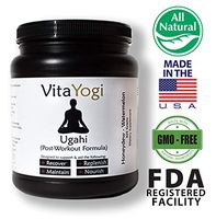 Post Workout BCAA Recovery Drink Mix for Yoga & Pilates, or any activity. Vitamins & Supplements. Ugahi by VitaYogi - 50 Servings - Honeydew - Watermelon
