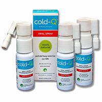 cold-Q/Super Value 3 Pack/Natural Product/with Immune Enhancing Properties/Safe Medicinal Herbs / 3 Pack of 0.7 Fluid oz. Oral Spray