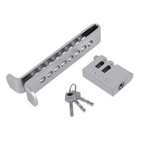 Motorhot Clutch Lock Vehicle Brake Lock Anti-Theft Device Stainless Steel 8 Holes