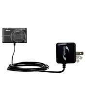 Gomadic High Output Home Wall AC Charger Designed for The Nikon Coolpix S6500 with Power Sleep Technology - Intelligently Designed with Gomadic TipExchange