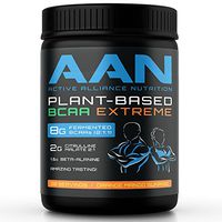 AAN Plant-Based BCAAs - 8g Vegan BCAAs per Serving (30 Servings, Orange Mango)