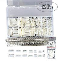 XLX 1220Pcs 2.54mm JST-XHP 2/3/4/5/6/7/8/9 Pin housing (and Pin Pedestal Housing) Kit and Male/Female Pin Header Terminals Connector Adapter Plug Set
