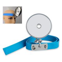 Doctor Head Mirror,Fencia Adjustable Doctor Reflector New Head Mirror Reflector Medical Doctor Examination Light Physician Nose Ear Forehead Viewfinder - Blue