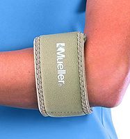 Mueller Tennis Elbow Support, Beige, One Size Fits Most (Pack of 1)