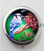 BlackKey Animal Bird 3-Compartment Decorative Pocket Gift Box Case Organizer for Pill, Color 1 -173