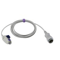 Compatible Mindray Spo2 Sensor Nellcor Oximax Tech Pediatric Clip 9.8 ft 8 Pins Connector