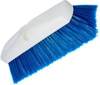 Carlisle 4127814 Sparta Spectrum Flo-Thru Flared Wall and Equipment Brush, Nylon Bristles, 2-1/2" Bristle Trim, 10" Overall Length, Blue