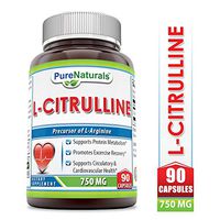 Pure Naturals L-Citrulline 750 Mg, 90 Capsules- Supports Protein Metabolism* Promotes Exercise Recovery* Supports Circulatory & Cardiovascular Health*