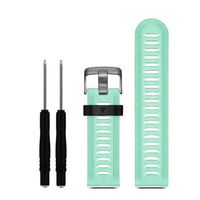 HWHMH 1PC Replacement Silicone Bands With 2PCS Pin Removal Tools For Garmin Fenix 3 (No Tracker, Replacement Bands Only) (Teal)