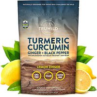 Turmeric Curcumin Drink Mix Powder + Organic Curcuminoid Black Pepper, Ginger, Cayenne Pepper, Lemon, Himalayan Salt - Natural Anti-Inflammatory & Immune Support - Restore PH Balance & Joint Health