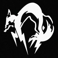 METAL GEAR SOLID VIDEO GAME FOX LOGO VINYL STICKERS SYMBOL 5.5" DECORATIVE DIE CUT DECAL FOR CARS TABLETS LAPTOPS SKATEBOARD - WHITE