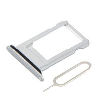 Afeax Silver SIM Card Tray Holder Replacement for iPhone X