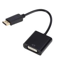 F-blue DP to DVI Adapter Cable DisplayPort Male to DVI Female Converter 1080P Cord for Monitor Projector Displays