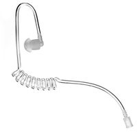 Tactical Ear Gadgets Coiled Acoustic Audio Tube - Clear (for Hawk EP1323QR, Cougar EP4034QR, Fox EP1089SC and More)