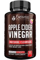 Super Strength Apple Cider Vinegar Capsules - 90 ACV Pills with Spirulina, Kelp, Bromelain, Pectin and B6. Promotes Natural Detoxification and Healthy Digestion Fights Inflammation.