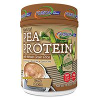 Fusion Plant Based Vegan Protein – Cafe Mocha, Best Pure Raw Complete Sports Performance Meal Replacement Shake, Gluten-Free, Sugar-Free, 12 Servings, by Fusion Diet Systems