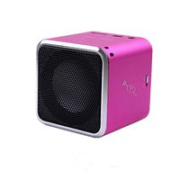 Original Mini Music Angel Digital Speakers for Cellphone PC Support Micro SD TF Card MP3 JH-MD06D (Rose Pink)