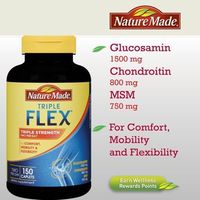 Nature Made TripleFlex - Glucosamine Chondroitin and MSM (3 Bottles of 150 Caplets)