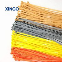 Xingo 12 Inch Heavy Duty Self Locking Colored Nylon Cable Zip Ties 100 Pack 9 colors (Golden Silver Orange Yellow Red Blue Green Pink Purple)(Gold)