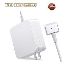 Mac Pro Charger Replacement for MacBook Pro with 13-inch Retina Display After 2012 Ac 60W Magsafe 2 T-Tip Power Adapter Connector