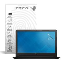 Celicious Vivid Invisible Glossy HD Screen Protector Film Compatible with Dell Inspiron 15 3567 (Touch) [Pack of 2]