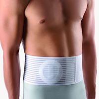 Bort Incisional Abdominal Hernia Scar Rupture Protection Belt with Silicone Compression Comfort Hernia Pad Medical Grade Made in Germany (23.6" – 37.4" inches x 5.1")