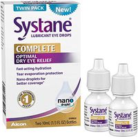 Systane Complete Optimal Dry Eye Relief Lubricant Eye Drops - 20ml, Twin Pack.