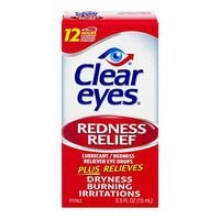 Clear Eyes Redness Relief Drops 0.50 oz (Pack of 10)