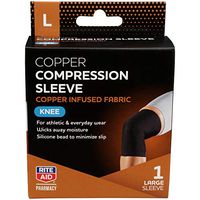 Rite Aid Pharmacy Knee Copper Sleeve, Large Size