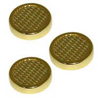 3 Pack Cigar Humidifier for Humidors Small Round Humidifiers - Gold