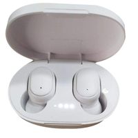 Wireless Earbuds Auto Pairing in-Ear Built-in Mic Bluetooth Earphone Earbud Headphones (White)
