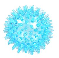 PANDA SUPERSTORE Circular Hand Therapy Exercise Ball Medium Resistance Vent Ball Bue