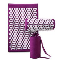 Heaven Mat Acupressure Mat and Pillow Set Acupuncture Mats Back and Neck Pain Relief Massage Mat for Therapy Pain Relief Sciatic Pain, Insomnia, Stress Relief and Muscle Relaxation with Carrying Bag