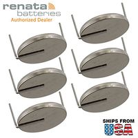 6X Renata CR2032AH1-MFR 3V Lithium Coin Battery HORZ 2-PIN for Power Support HP Pavilion dv6000 Series dv6300 dv6100 dv6500 dv6200 dv9000 Compaq Presario V6100 V6400 Series