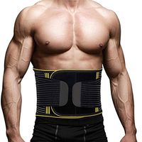 YBZS Weight Loss AB Belt, Neoprene Tight Sweat Band, Environmentally Friendly and Non-Toxic, Suitable for Fitness Training Weightlifting, Men and Women,L