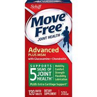 Move Free Advanced Plus MSM, 120 tablets - Joint Health Supplement with Glucosamine and Chondroitin