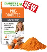 Diabetes Doctor Early Defense - Pre-Diabetes and Diabetes Support with Turmeric, Vitamin D, Banaba - Powerful 4 in 1 Blend to Promote Healthy Pancreas Function and Stabilize Blood Sugar Levels
