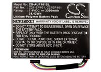 Cameron Sino 3300mAh Li-Polymer High-Capacity Replacement Batteries for Asus Eee Transformer TF101, Eee Pad Transformer TR101 prefix, fits Asus C21EP101, C21-EP101, C22-EP101