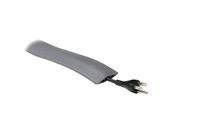 Wiremold CDG-5 Corduct Overfloor Cord Protector- Rubber Duct Floor Cord Cover, Gray (5 Feet)