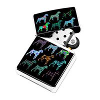 Boxer Dog Pattern - White Lighter Windproof Flip-Top Refillable with tin Gift Box