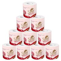 Ultra Soft Toilet Paper - Super Absorbent Paper Towels, Hypoallergenic, Septic-Safe, Strong Select-A-Quality, 4-Ply, White, (10 Rolls Total)