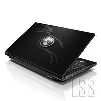 LSS 10 10.2 inch Laptop Skin Cover Compatible with HP Dell Lenovo Apple Asus Acer Compaq - Fits 7" 8" 8.9" 10" 10.2" (2 Wrist Pads Free) Ying Yang Dragon