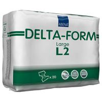 Abena Delta-Form L2 Briefs, Large, Case/80 (4/20s)