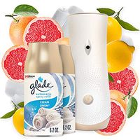 Glade Automatic Spray Refill and Holder Kit, Air Freshener for Home and Bathroom, Clean Linen, 6.2 Oz, Pack of 2 Refills