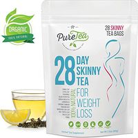 Skinny Tea Weight Support Detox Cleanse, Natural Herbal Diet Teatox Bags - Weight and Metabolism Support - Extra Strength Antioxidant Blend for Women and Men - 28 Days
