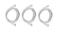 C&E 3 PCS USB 2.0 A Male to A Female Extension 28 OR 24AWG Cable (Gold Plated) White 10 Feet, CNE607689