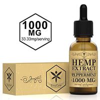 Whole-Plant Hemp Oil 1000mg for Pain Relief, Stress and Anxiety Relief, Better Sleep - Organic Hemp Extract, 100% Natural Hemp Oil Extract - 1000mg, 30 Serv, 33mg/Serv (Peppermint)