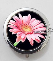 BlackKey Daisy Flower & Ladybug & Butterfly Pattern 3-Compartment Decorative Pocket Gift Box Case Organizer for Pill, Color 1 -498