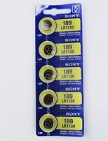 5Pcs Sony LR1130 189 Coin Cell 1.5V Alkaline Watch Battery Made in Japan